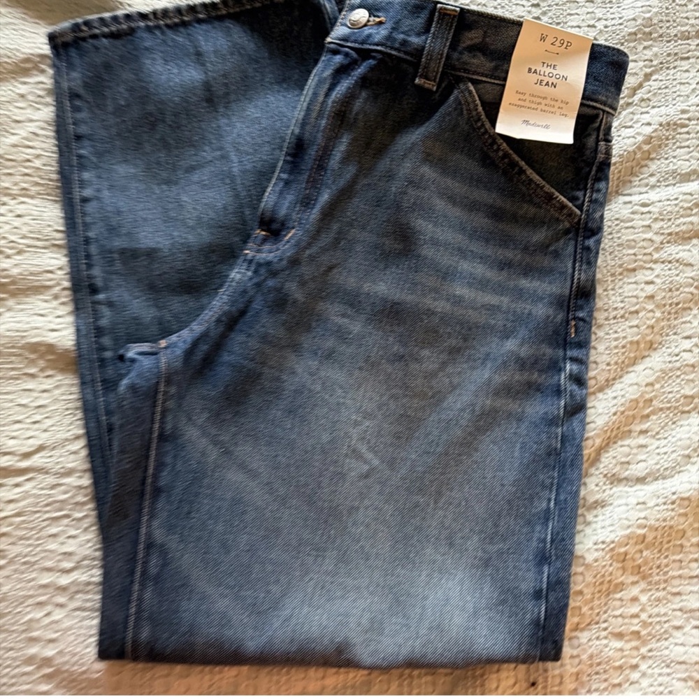 Madewell. The Balloon Jean. BNWT. 29P.